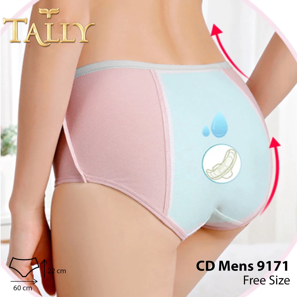 ARA98STORE- CD 2680 9550 TALLY Celana dalam menstruasi Tally  BISA PILIH WARNA-CELANA DALAM MENSTRUASI SEAMLESS TALLY 2680 - Sanitary Panties - CD MEANSCelana Dalam Menstruasi Haid Anti Bocor Tally / CD Mens Water Proof Tally