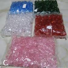 Kancing Jamur Kristal warna / ukuran 12 mm - 1 gross