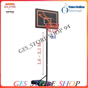 Ring Basket Anak dan Dewasa tinggi 1,6-2,1Meter Ring basket portable ring basket besi