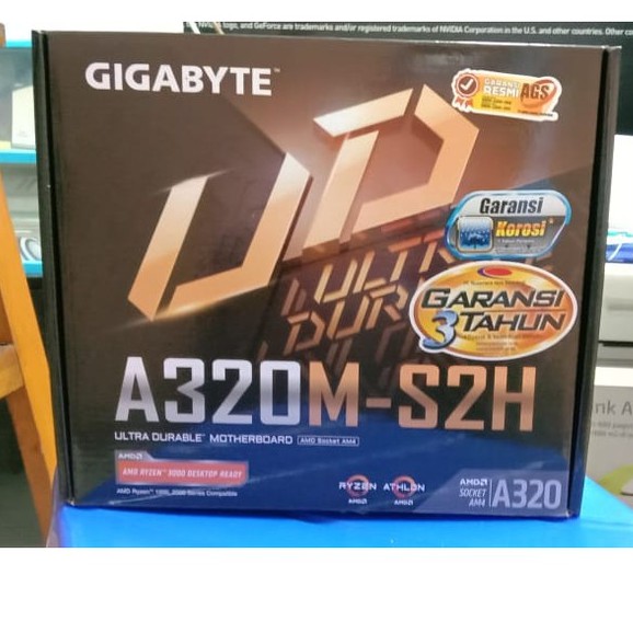 Mainboard AMD Gigabyte GA-A320M-S2H (AM4, A320, DDR4)