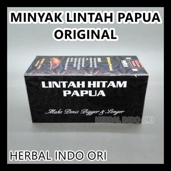 Minyak Lintah Hitam Papua Asli original