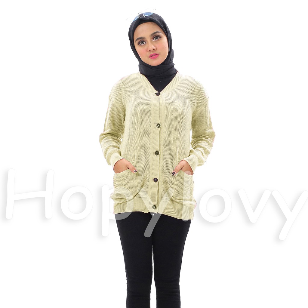 HOPYLOVY SALE - Cardigan Rajut Wanita Merissa Outer