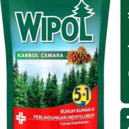 Wipol pembersih lantai karbol cemara refill 750ml