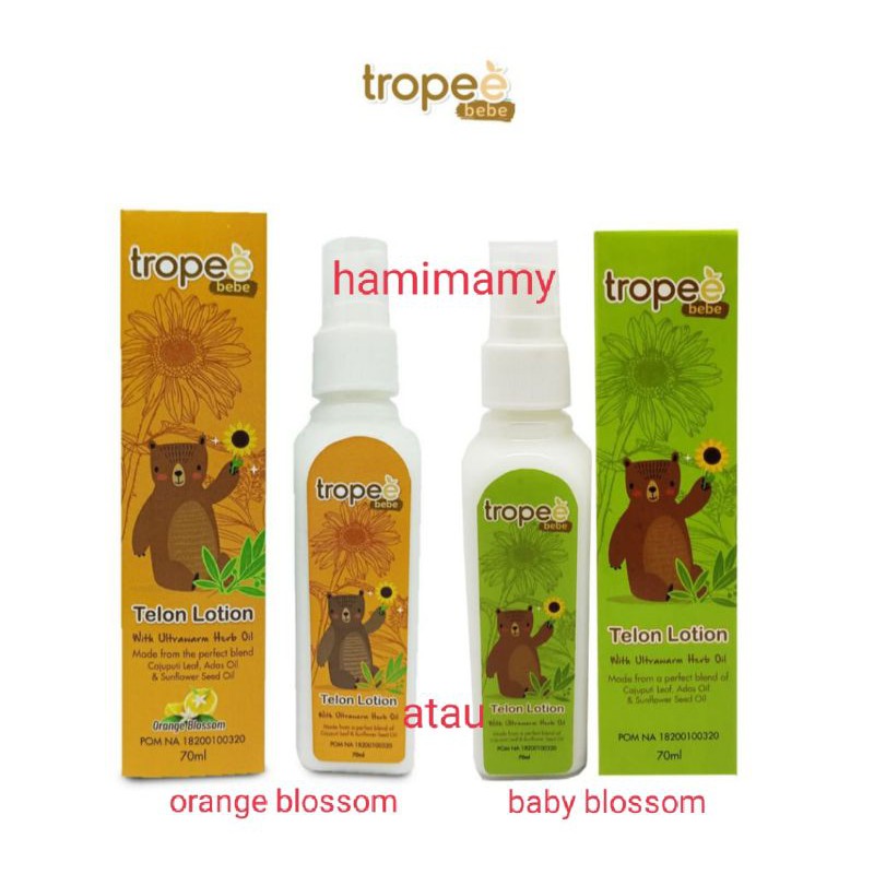 Tropeebebe Tropee Bebe Telon Lotion Baby Blossom Orange Blossom