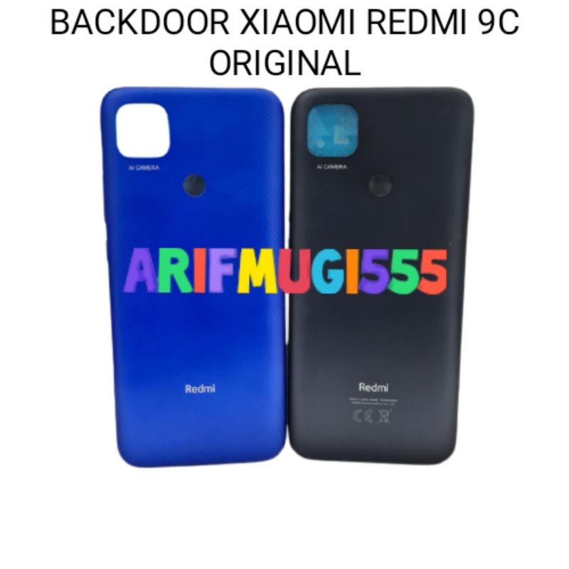 Backdoor Back Cover Kesing Casing Housing Tutup Belakang Xiaomi Redmi 9C Original