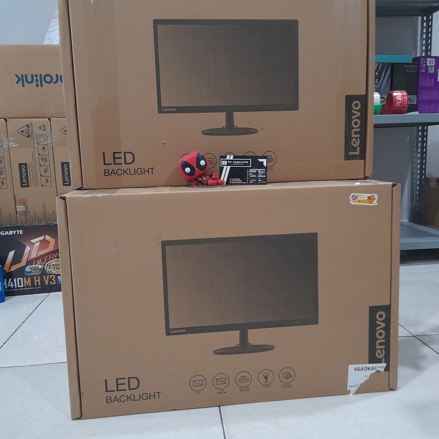 Lenovo D22-20 LED Backlit LCD Monitor 22" inch FHD TN Low Blue Light