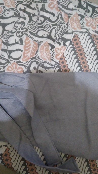 Tey-17 Batik Wanita Asj Sa Hrb026 Kenongo Kemeja Tosca Pendek