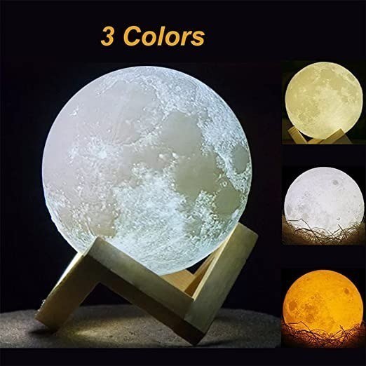 TAFFWARE Humidifier Moon Aromatherapy Ultrasonic Pewangi Ruangan Diffuser Aroma Terapi Bentuk Bulan