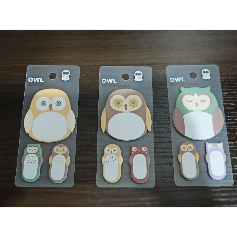 

[RT] Sticky Note dan Pembatas Buku Motif Burung Hantu
