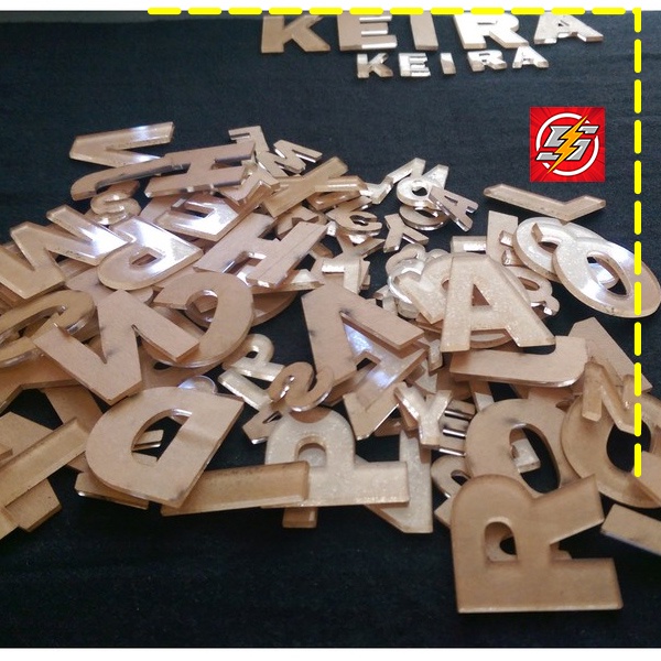 

Huruf Acrylic / Huruf Akrilik 5 cm Bening 2mm//Acrylic Letters / Acrylic Letters 5 cm Clear 2mm