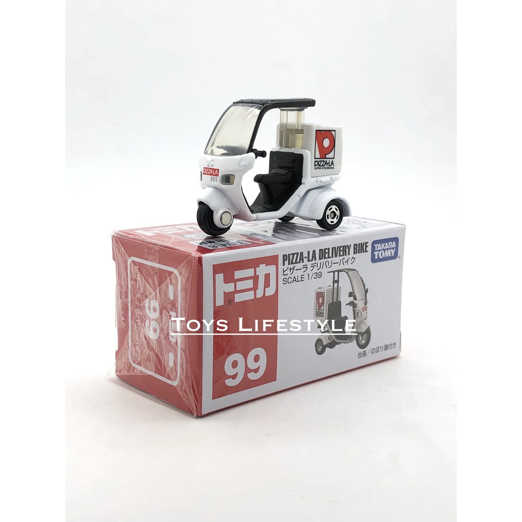 Tomica Diecast Reguler 99 Pizza-La Delivery Bike