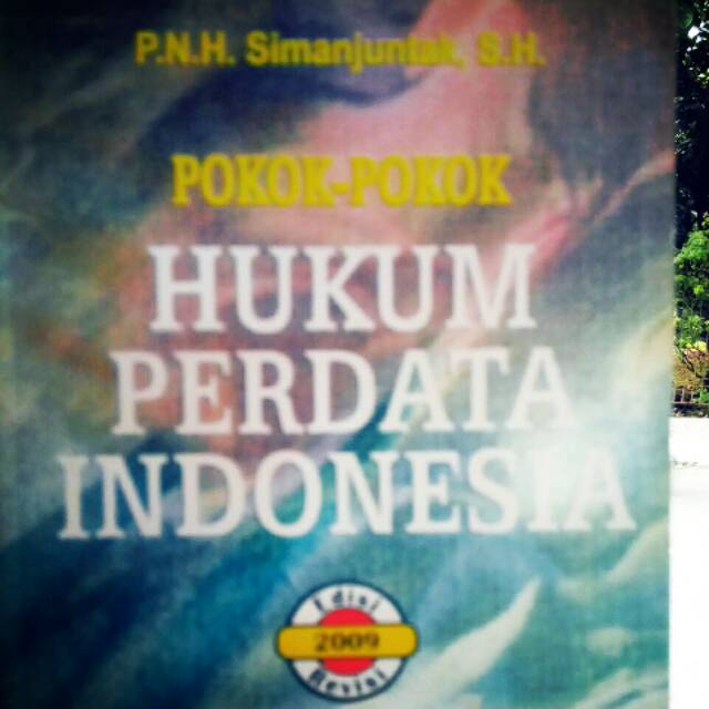 

POKOK POKOK HUKUM PERDATA INDONESIA.EDISI REVISI