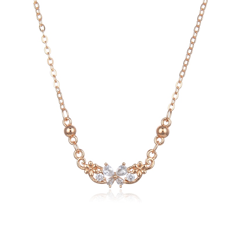 kalung titanium wanita emas muda model korea murah anti karat panjang asli silver nama selamanya 84n