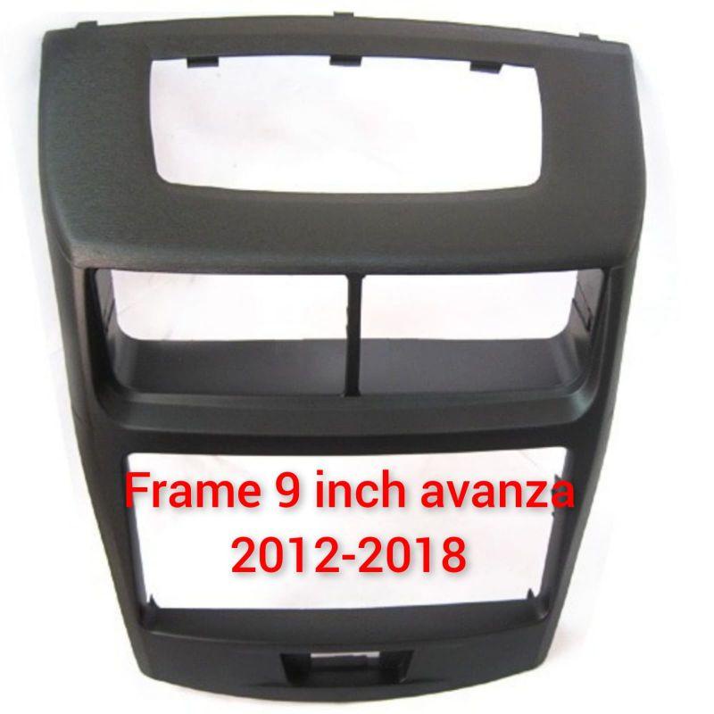 Frame Tape Mobil Double Din 9 Inch Mobil All New Avanza 2012-2017