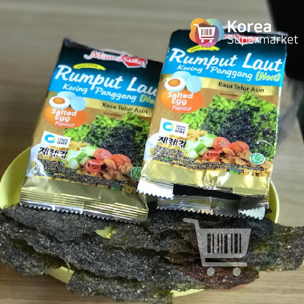 Mamasuka Rumput Laut Panggang Nori Gim Salted Egg Isi 2 Bungkus