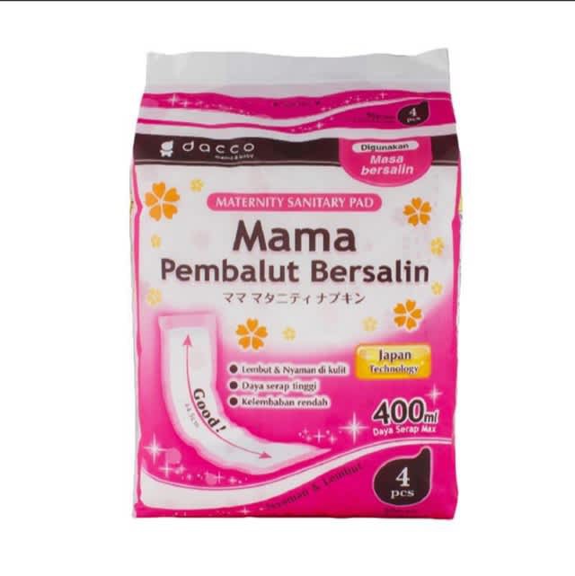 Dacco Mama Pembalut Bersalin isi4 / Dacco pembalut bersalin