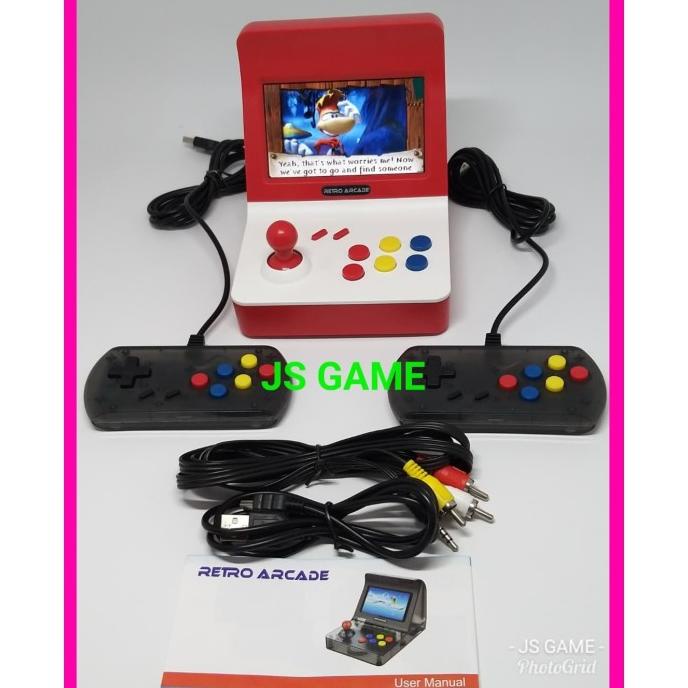 RETRO ARCADE LAYAR 4.3" GAME DINGDONG MINI