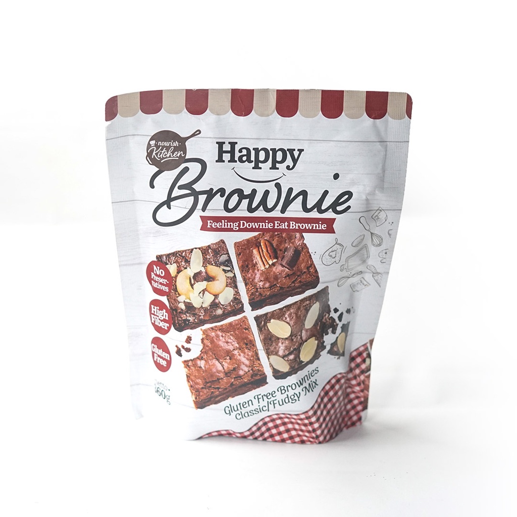 Happy Brownie Gluten Free Brownies Mix 360gr