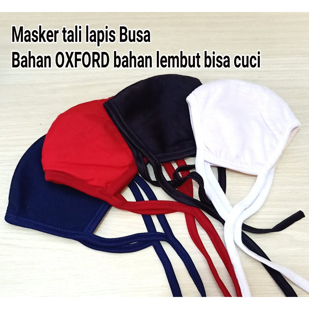 Masker Kain Polos 3 Lapis Kain OXFORD Masker Kain OXFORD 3 Lapis