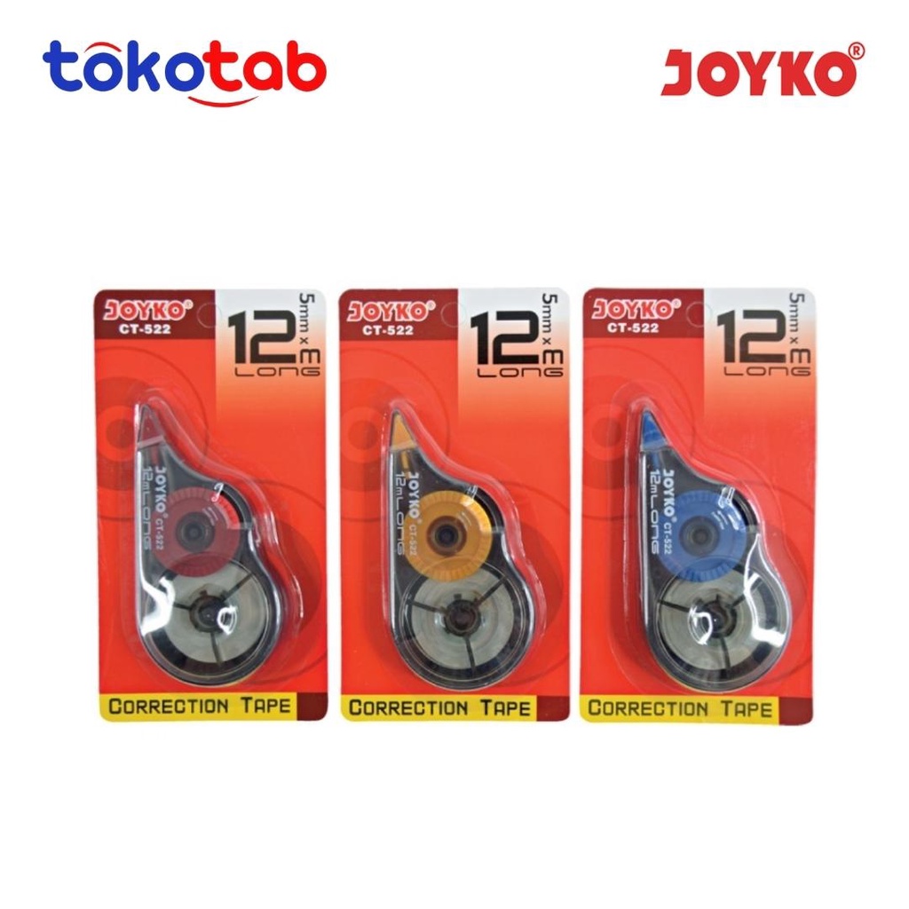 

Correction Tape Tipe X Pita Koreksi JOYKO CT-522