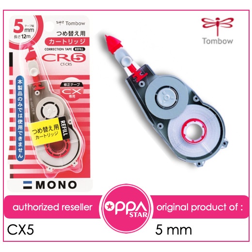 

Bagus Refill Tip Ex Correction Tape Tombow 5 Mm Cx5 Murah