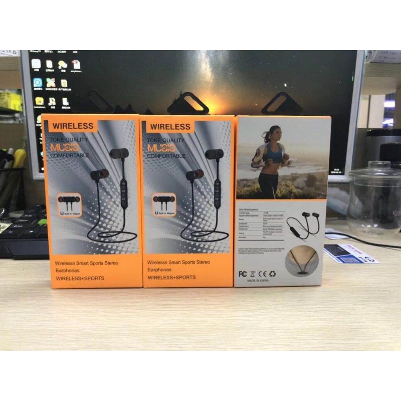 Headset bluetooth sport  super bass