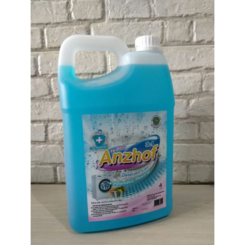 

Detergen Cair Merek Anzhof isi 4 Liter
