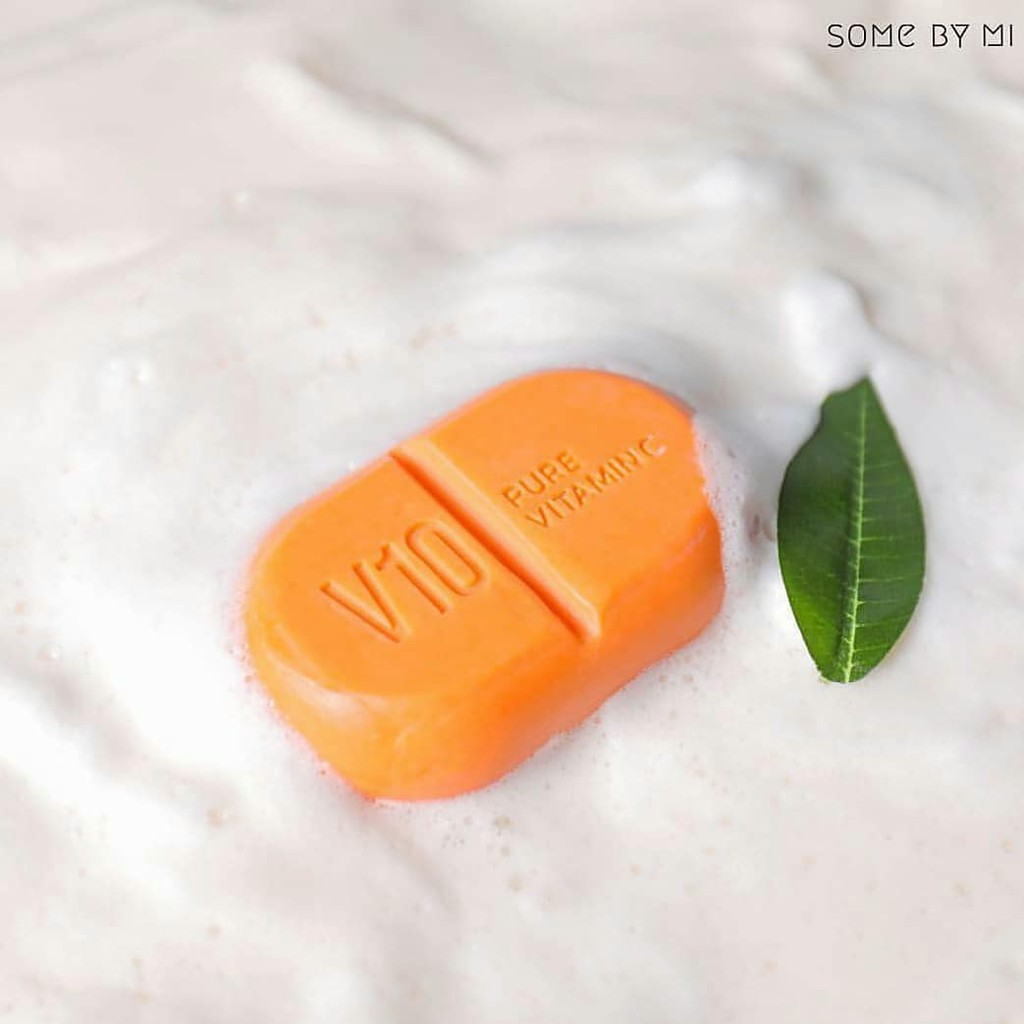 SOMEBYMI PURE VITAMIN C V10 CLEANSING BAR 10gr [COD_JAKARTA]