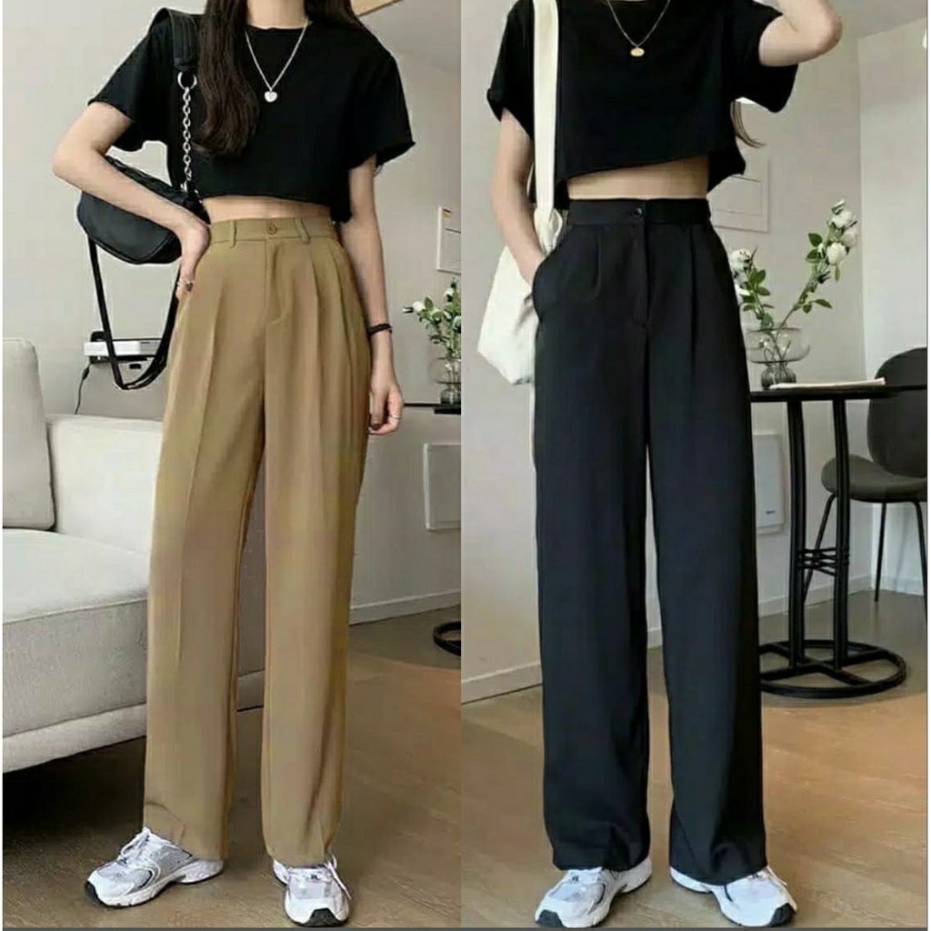 PANT STRAY CELANA PANJANG WANITA  lp80cm pjg 88cm good quality