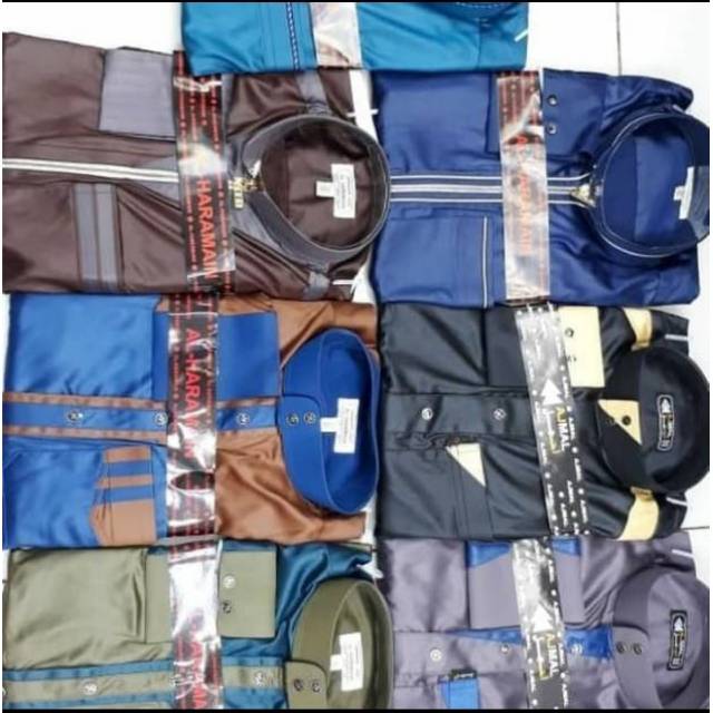 GAMIS / JUBAH PRIA - Jubah Al Haramain Kombinasi TERBARU