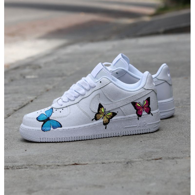 air force ones butterfly