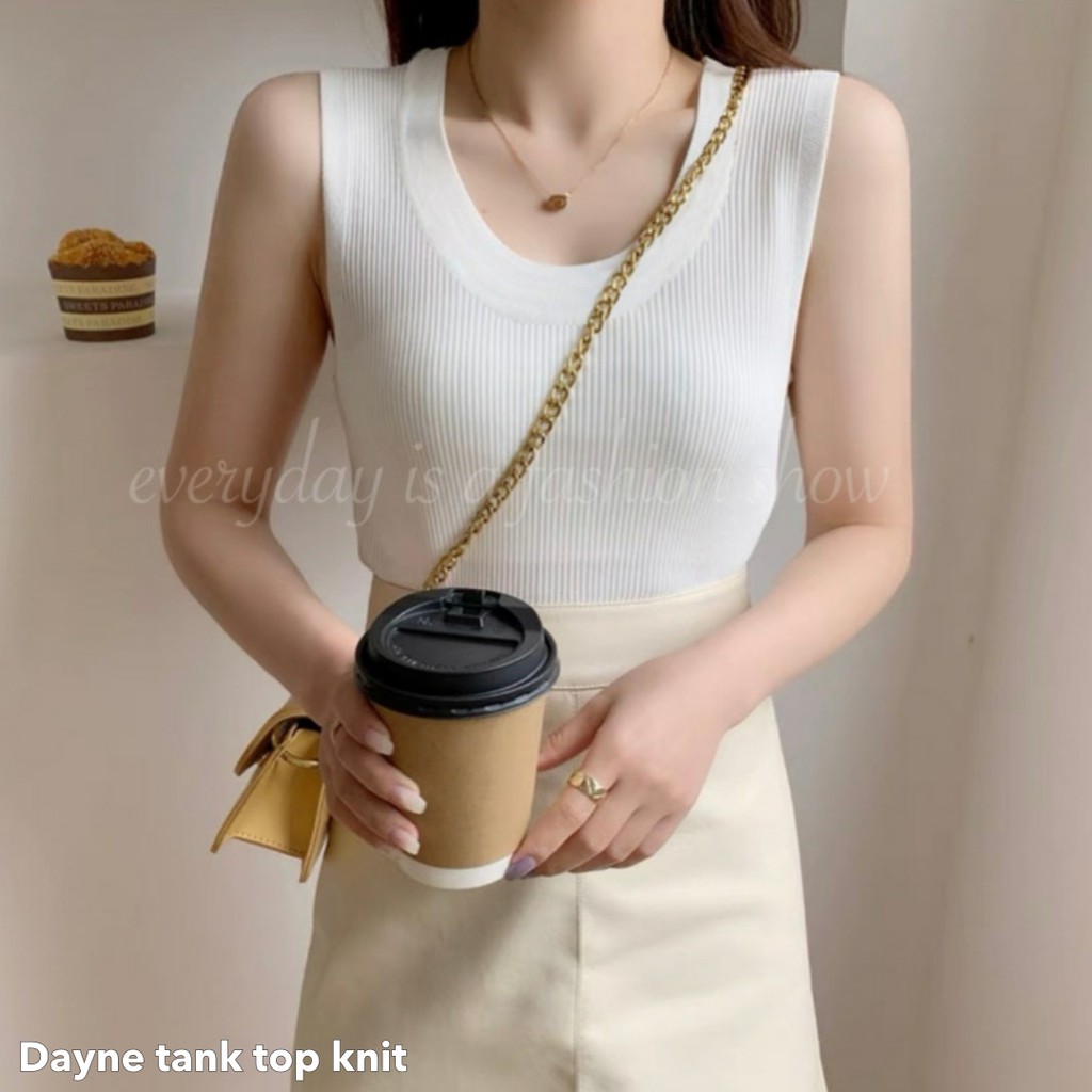 Dayne tank top knit -Thejanclothes