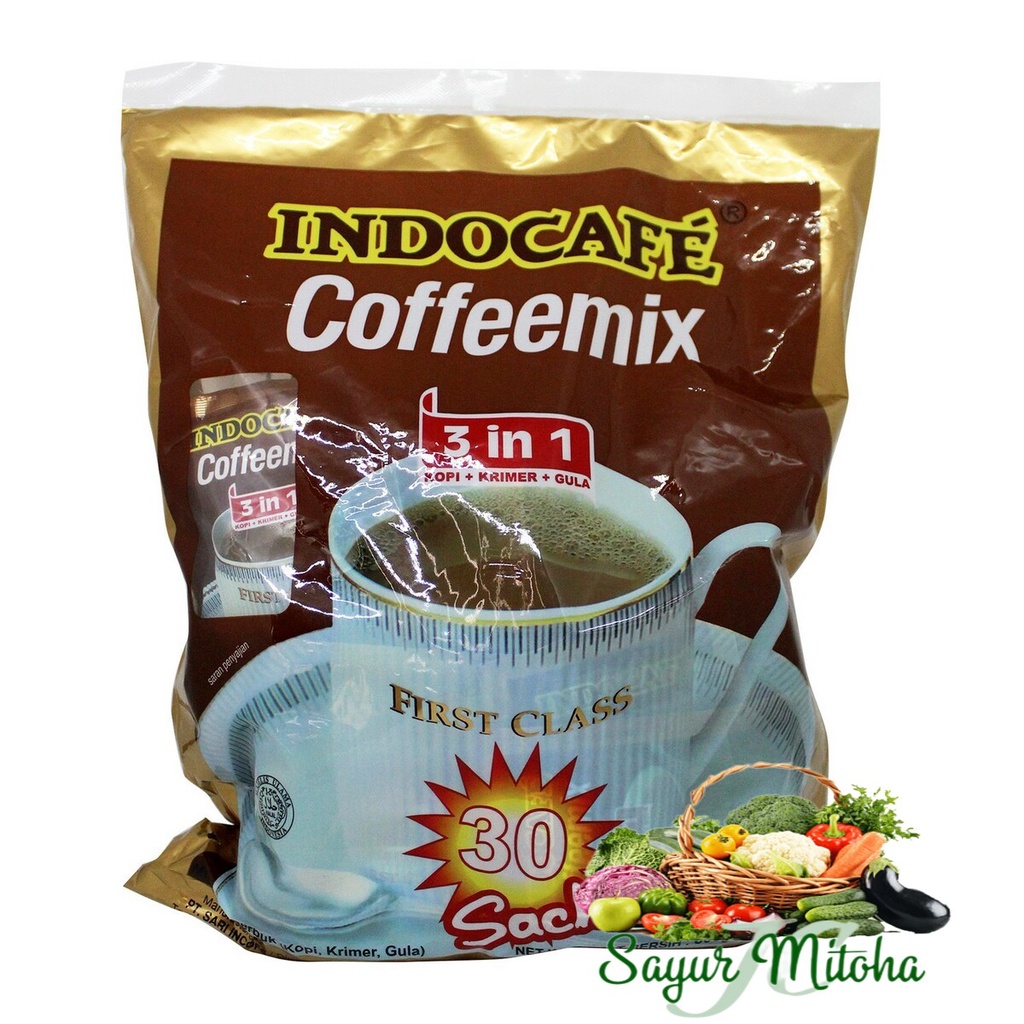 

Indocafe Coffeemix Kemasan 30 x 20 gram - Kopi Instant - Pasar Online Bandung