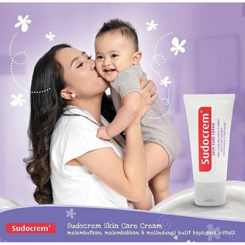 Sudocrem Baby Care Cream - Sudocrem Cream Bayi Iritasi Kulit - Krim Bayi dan Pelembut Kulit Bayi