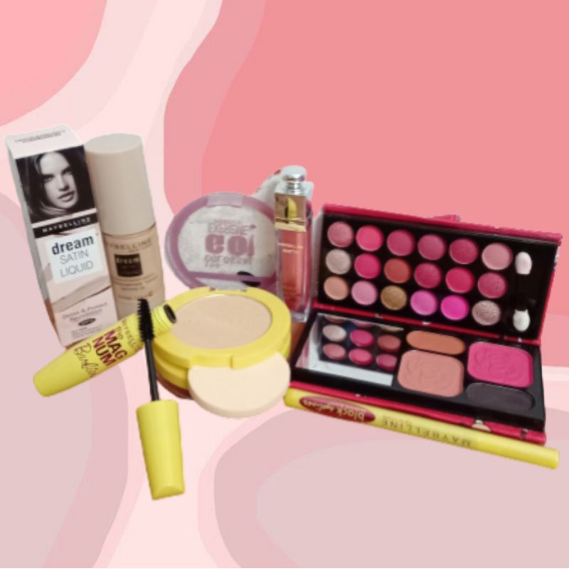 PROMO!!!PAKET MAKE UP MAYBELLINE 6 IN 1