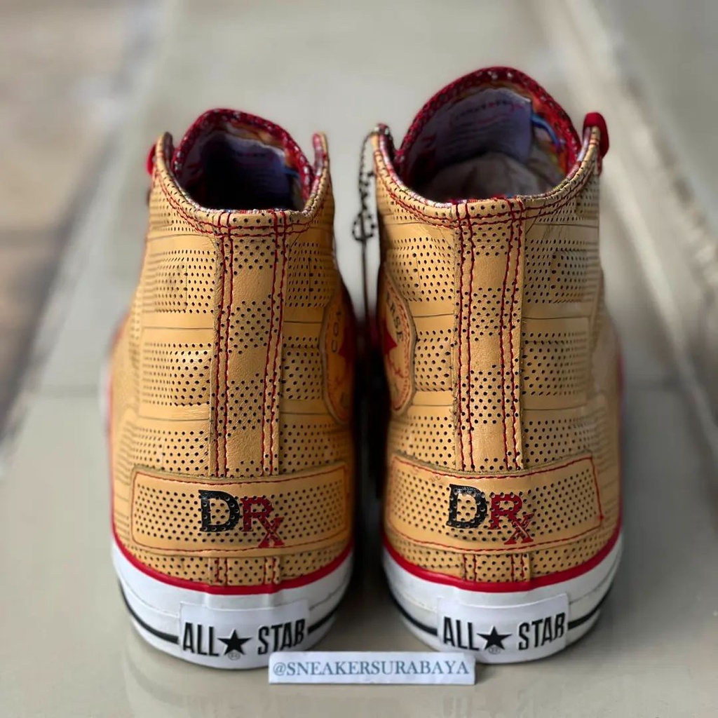 drxromanelli x Converse Chuck Taylor Hi x 1HUN(RED) &quot;Band Aid&quot;