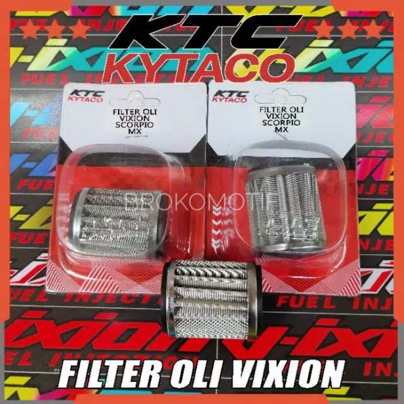 FILTER OLI VIXION/SCORPIO/MX STAINLESS