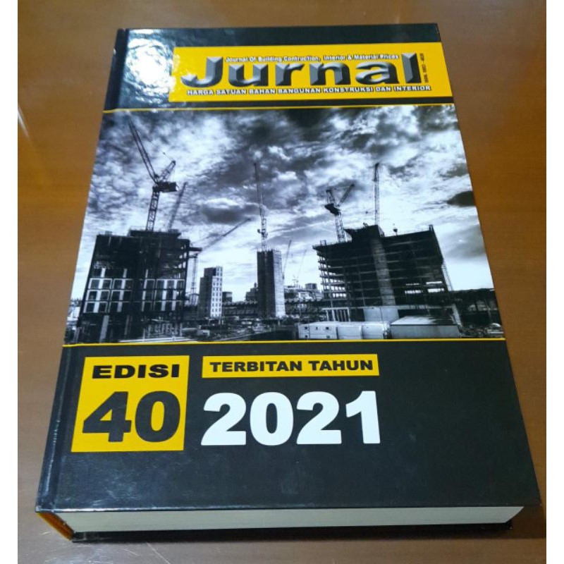  Jurnal  Harga  Satuan Bahan  Bangunan  Edisi 40 2021  