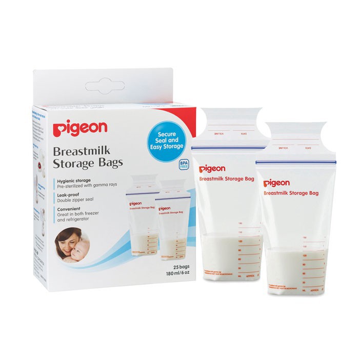 Pigeon Storage Bags 180ml 25pc