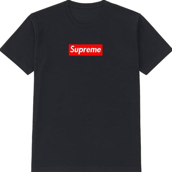 CUSTOM KAOS/TSHIRT BRANDED SUPREME BOX LOGO UNISEX TSHIRT Kode SPM-BL