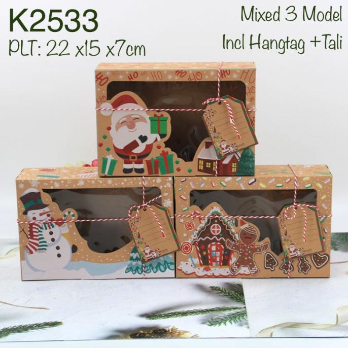

6pcs Kotak Natal K2533 Christmas Box mooncak37 Ayo Beli