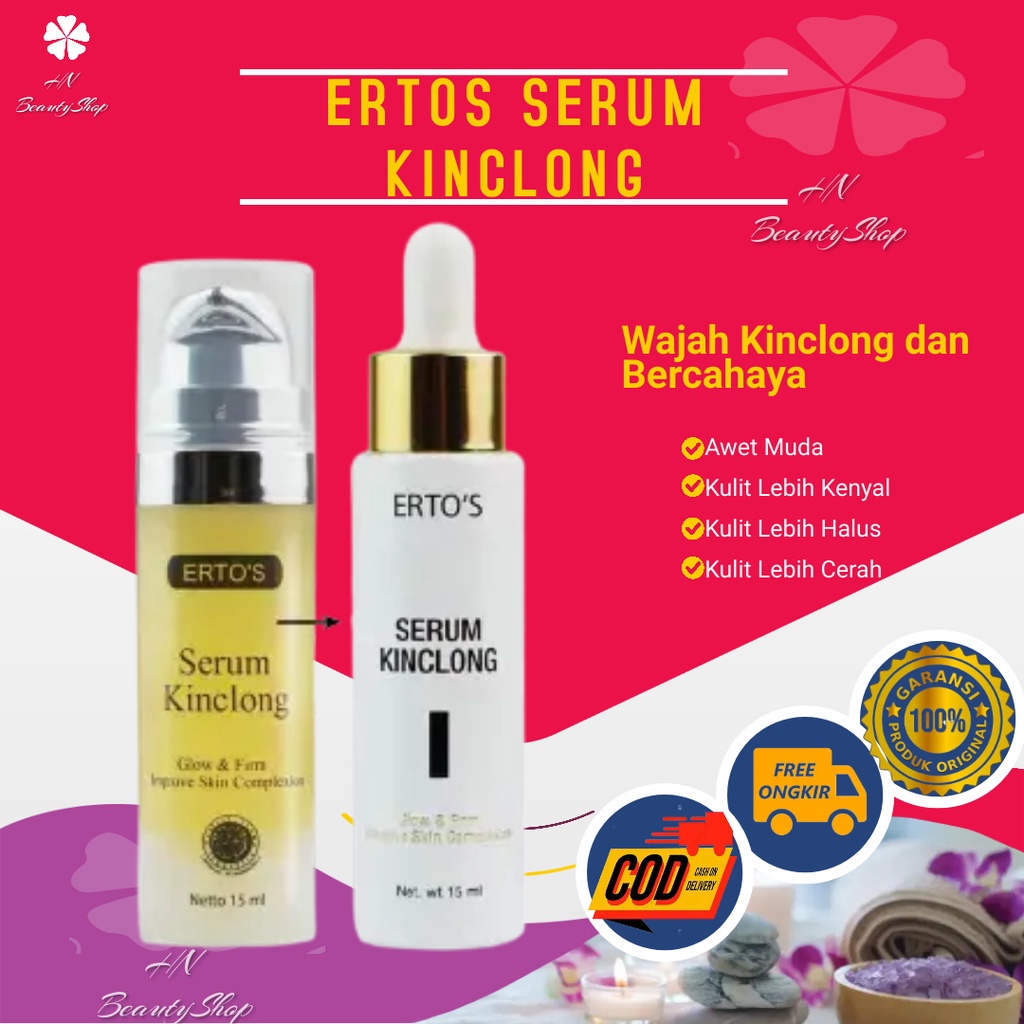 ERTOS Serum Kinclong / Serum Wajah