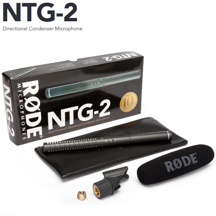 RODE NTG-2 / NTG2 Directional Condenser Shotgun Microphone