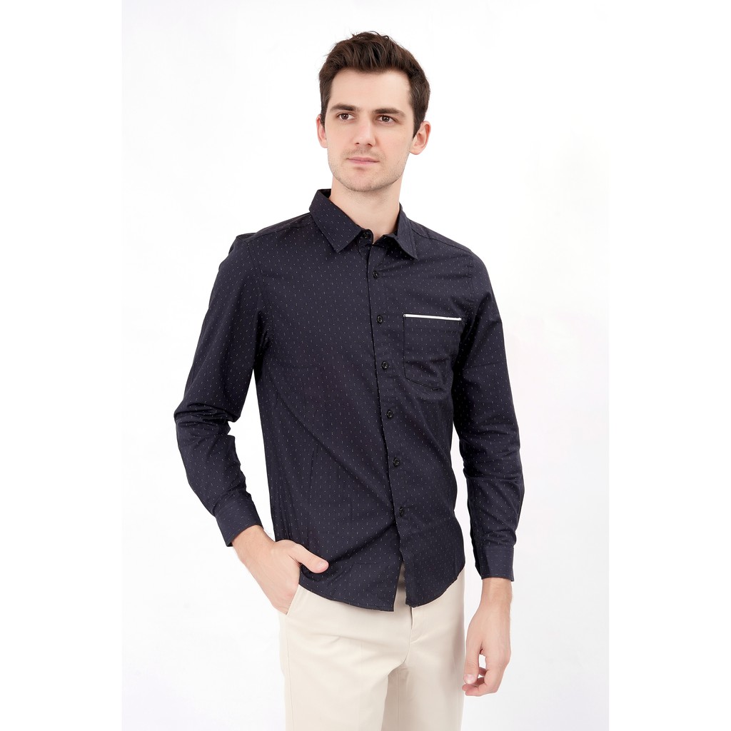 Kemeja Pria Printing 2116 Lengan Panjang YEGE