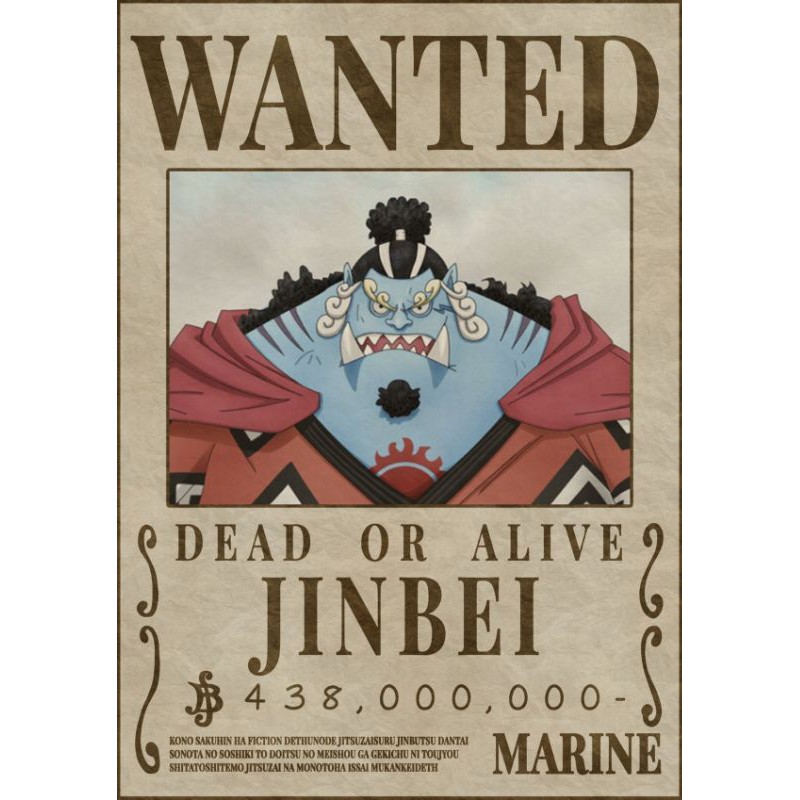 [BAYAR DITEMPAT] 1 Set Poster dan satuan Wanted One Piece-9