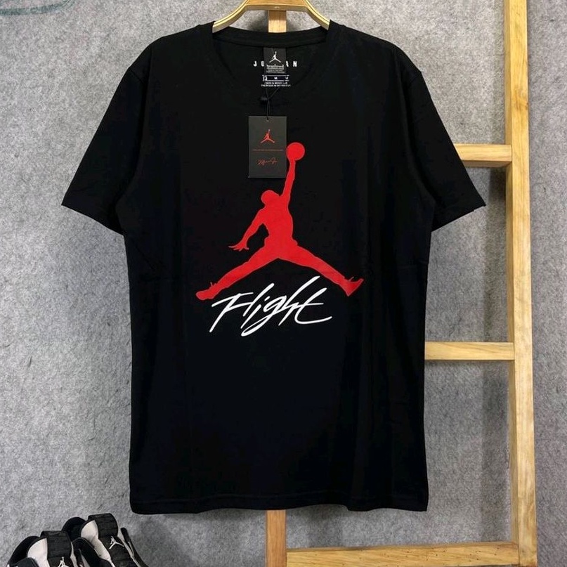 KAOS TSHIRT JORDAN FLIGHT LENGAN PENDEK MIRROR FULLTAG