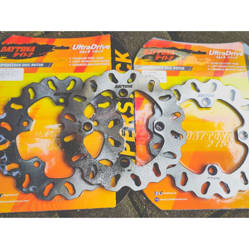 PIRINGAN CAKRAM DAYTONA DEPAN BELAKANG PCX 150 PCX 160 DISC ROTOR DAYTONA JAPAN