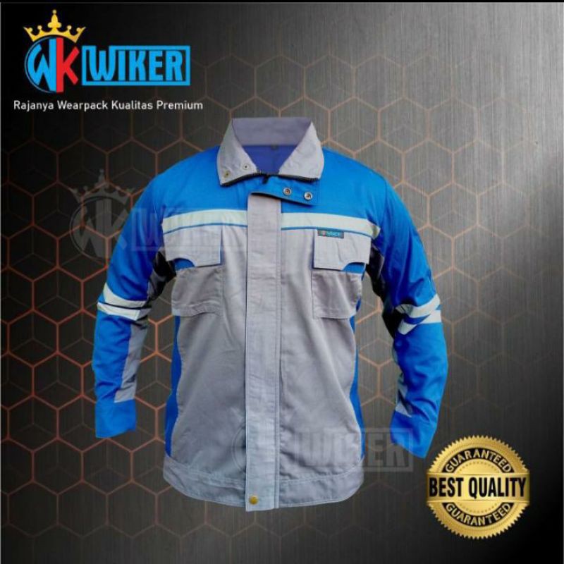 Wearpack Safety Semi Jaket - Abu Benhur // Wearpack Atasan // Seragam Safety // Wearpack Proyek