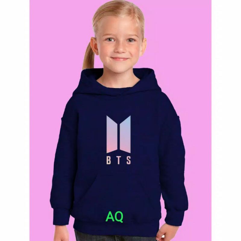 Hoodie Anak BTS Perempuan - Jaket BTS Anak Anak - Jaket BTS Anak Perempuan - Baju BTS Anak