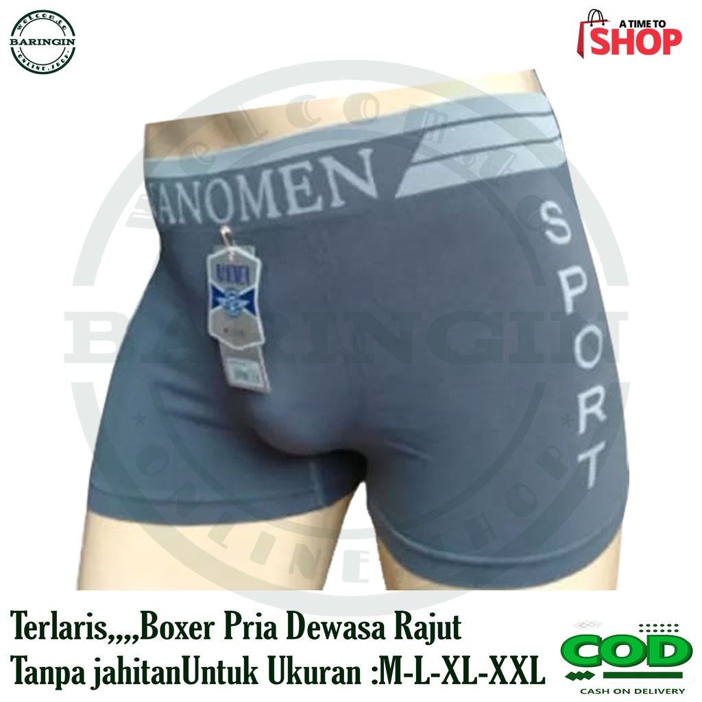 Boxer Pria Dewasa ISI 3 PCS Celana Dalam Pria Dewasa